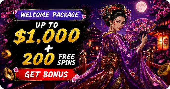 KatanaSpin welcome bonus 100% up to £200 on first deposit from £10